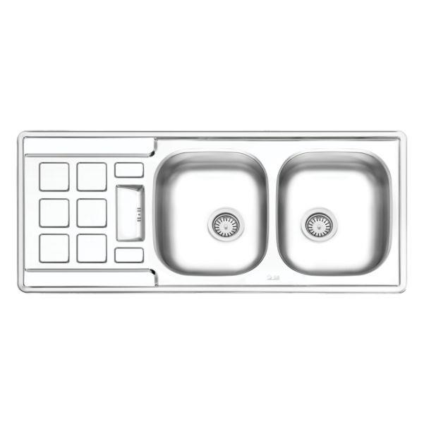 سینک ایلیا استیل مدل 4021 توکار Ilia Steel 4021 Inset Sink